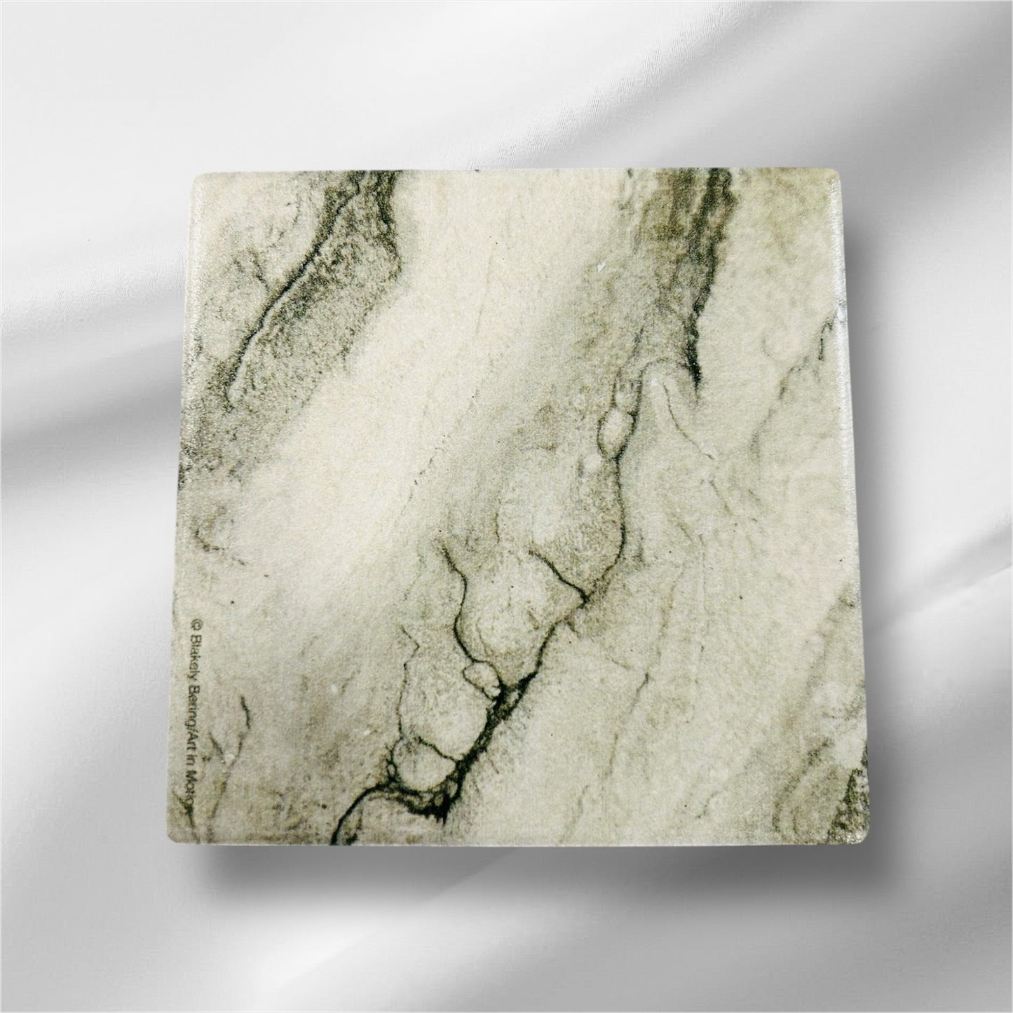 Beige Ceramic Coaster set of 4