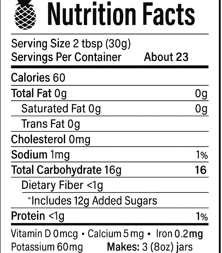 Elvia (Pineapple & Mango Champagne Marmalade) Pack of 2