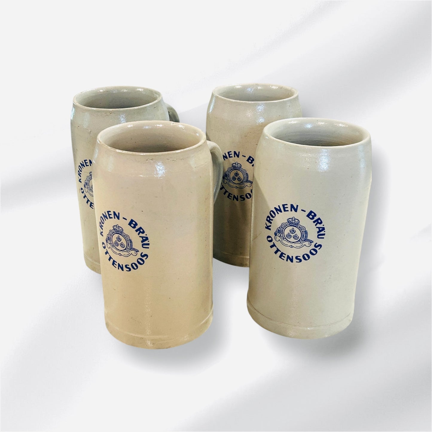Old German Oktober Fest Beer Mugs (Set of 4)