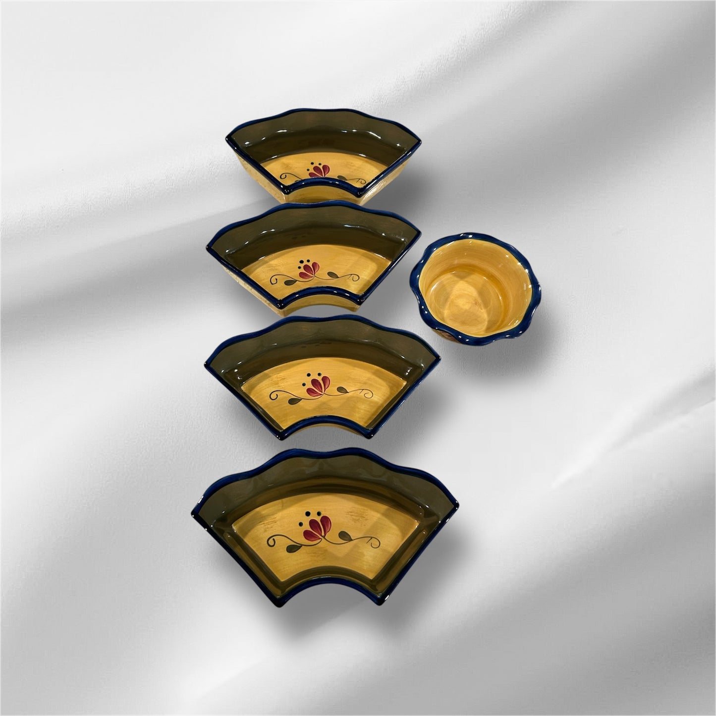 Vintage Home & Party Stoneware Collection Food Serving 5 pieces.