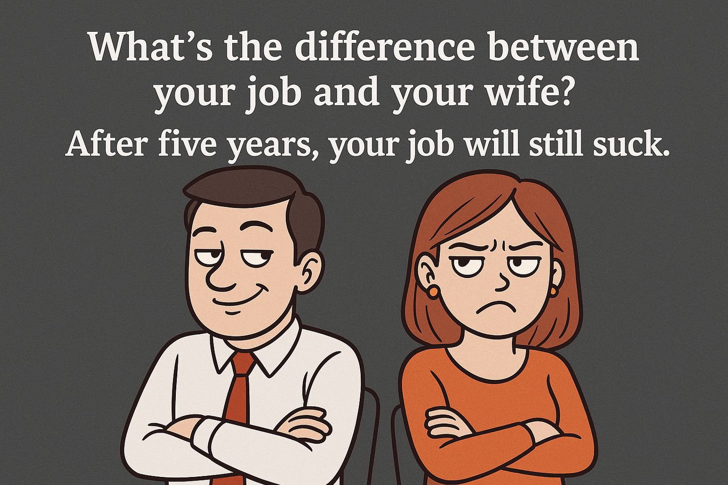 Difference Between a job and a wife