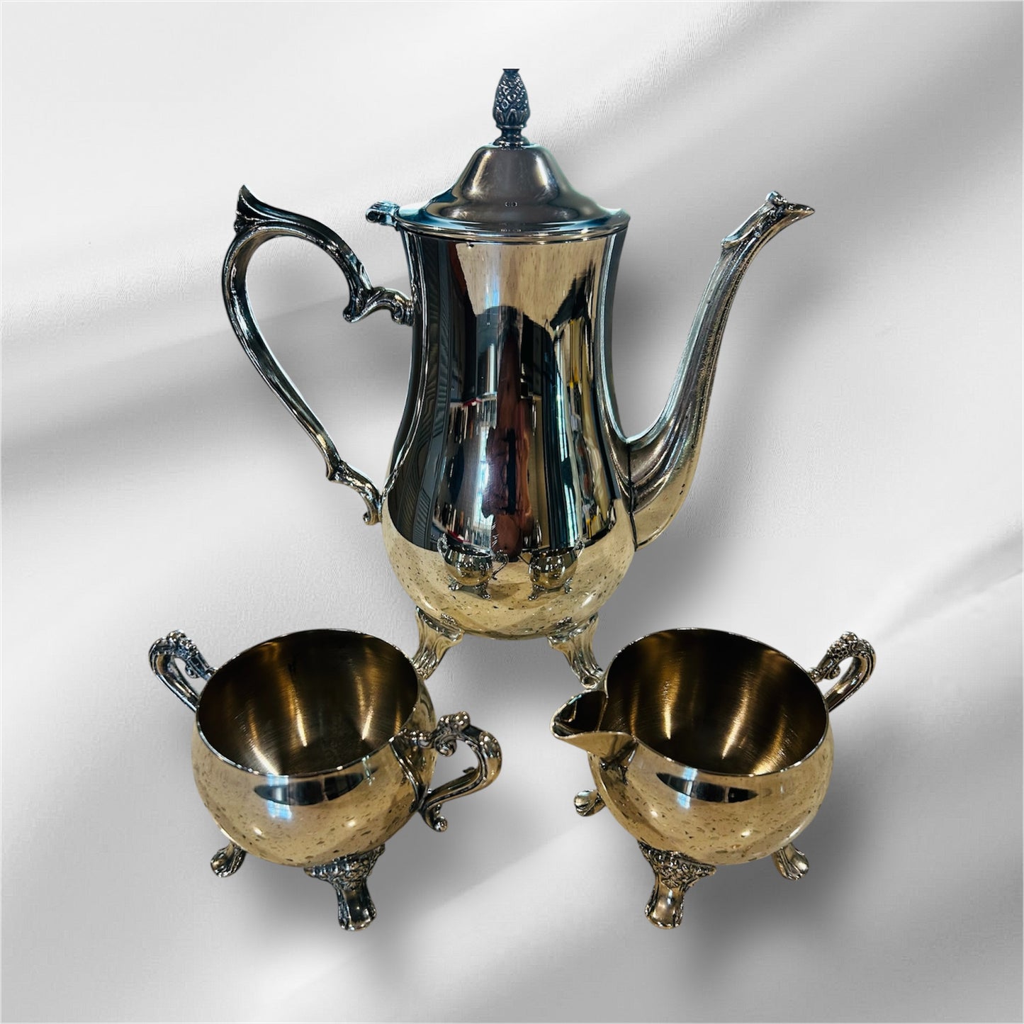 Leonard Silverplate Tea & Coffee Serving Set