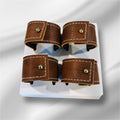 Handmade Guajira Indigenous Brown Napkin Ring Set of 4