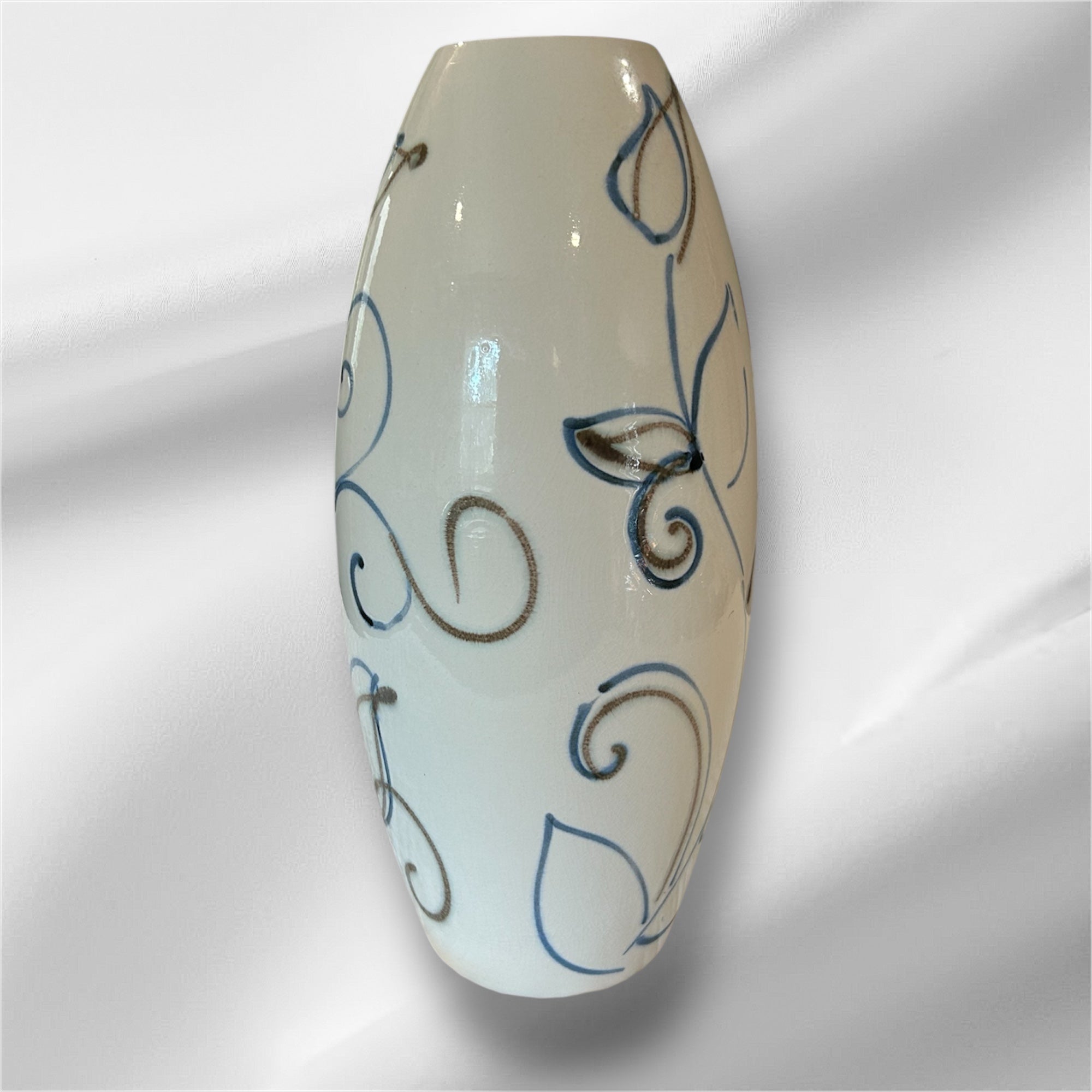Cynthia Rowley Revival White Ceramic Vase