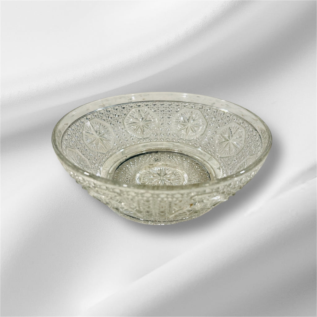 Star Design Glass Bowl