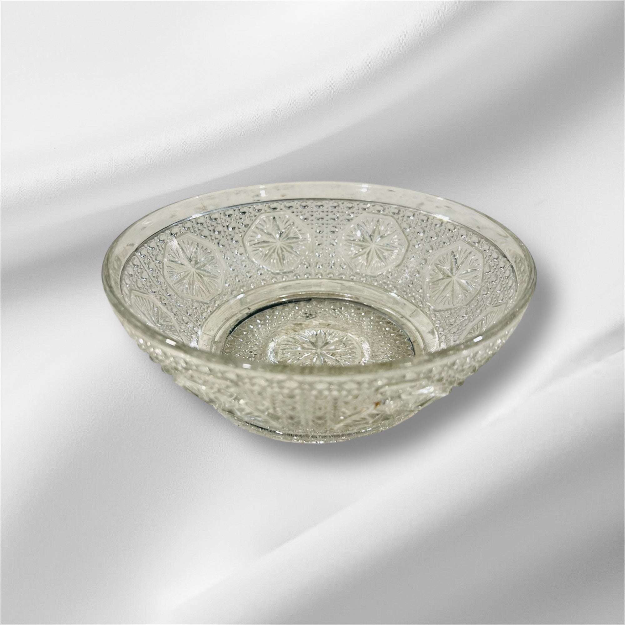 Star Design Glass Bowl