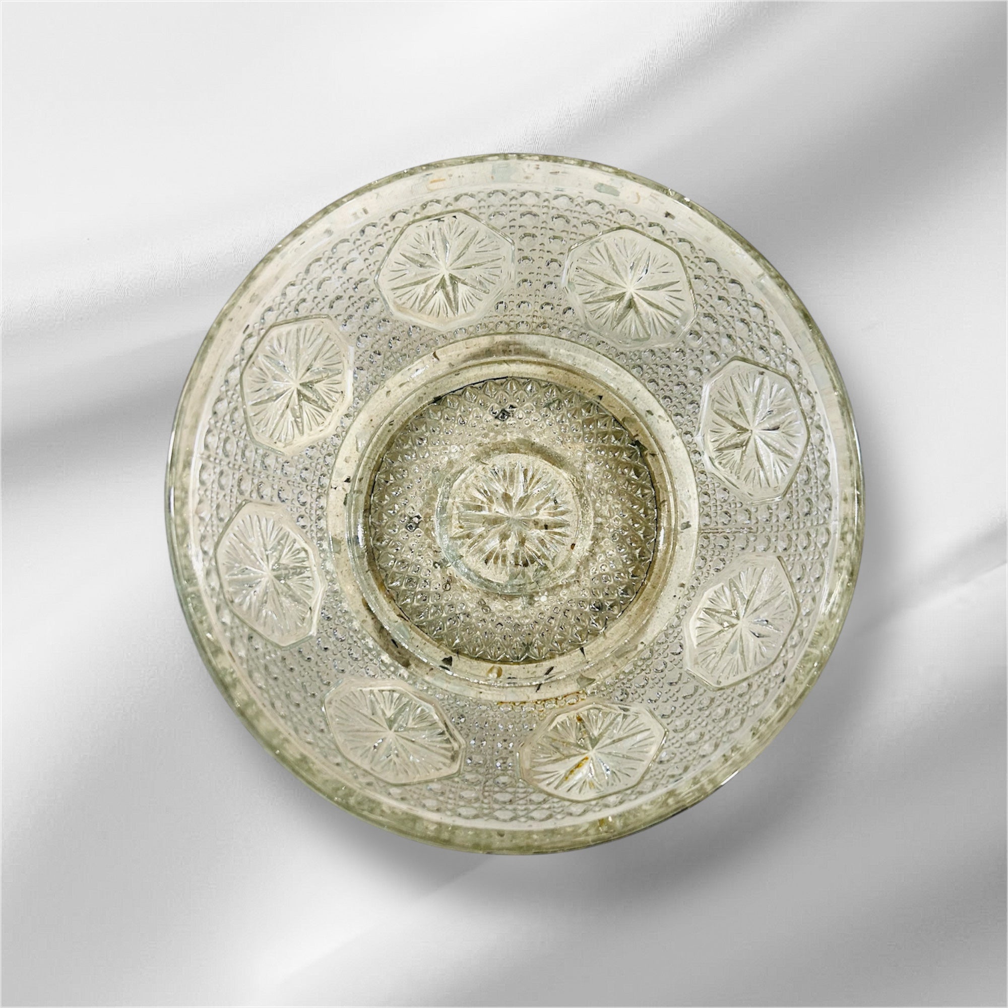 Star Design Glass Bowl