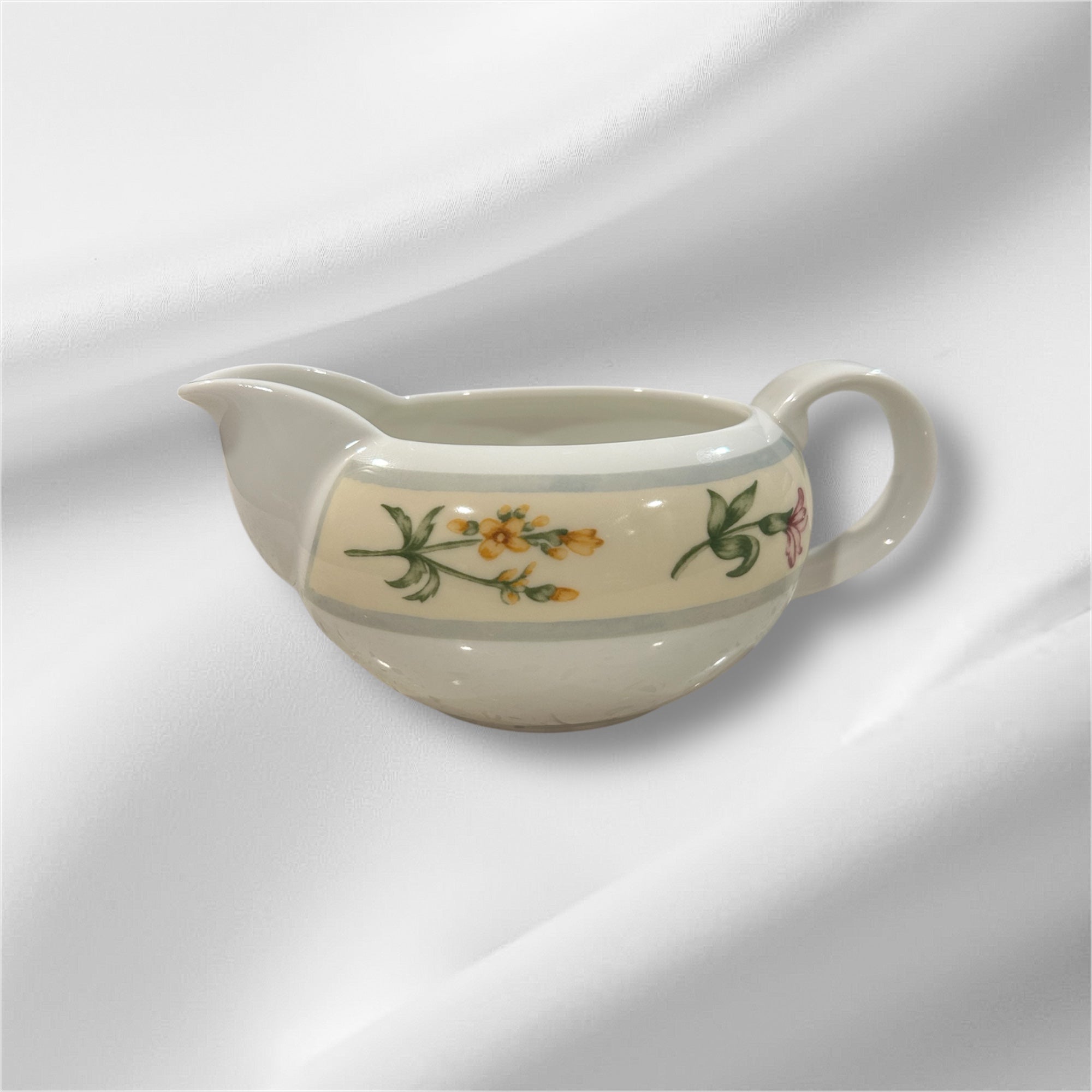 Royal Doulton Gingham Floral Gravy Boat