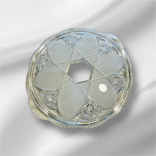 Atom Design Glass Cake Stand