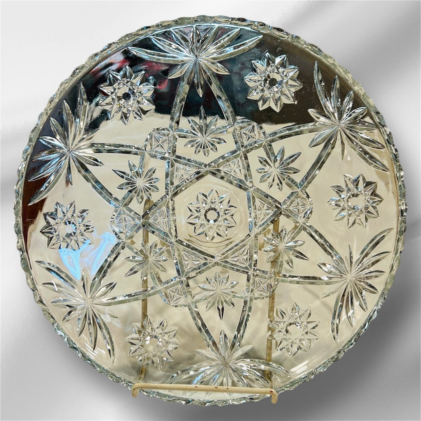 Large Atom Glass Platter