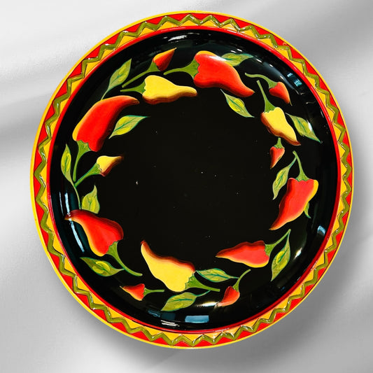 Pepper Design Round Platter