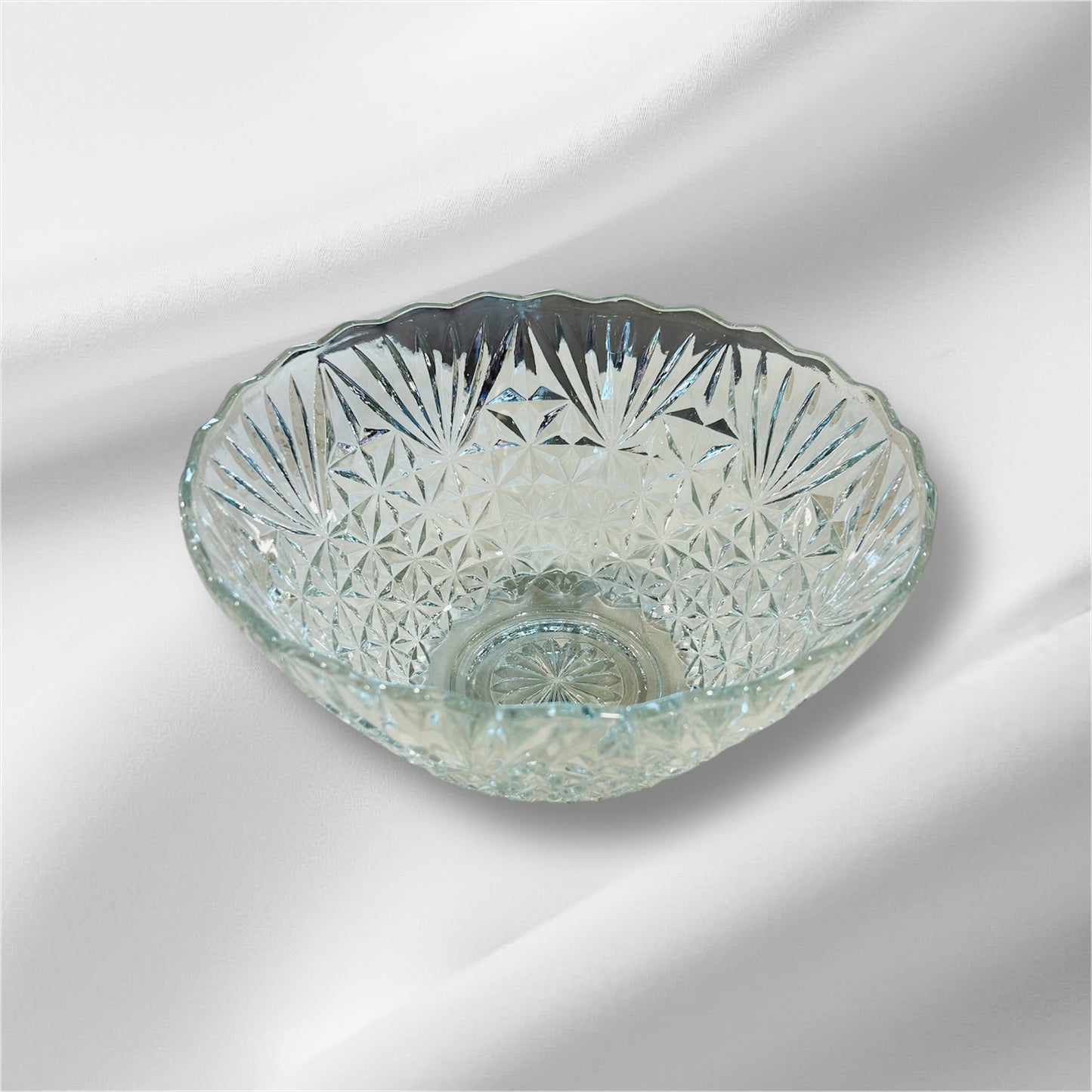 Large Stars Glass Design Bowl
