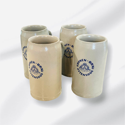 Old German Oktober Fest Beer Mugs (Set of 4)