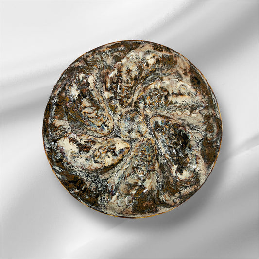 Handmade Oyster Plates by Moritz Design Set of 4