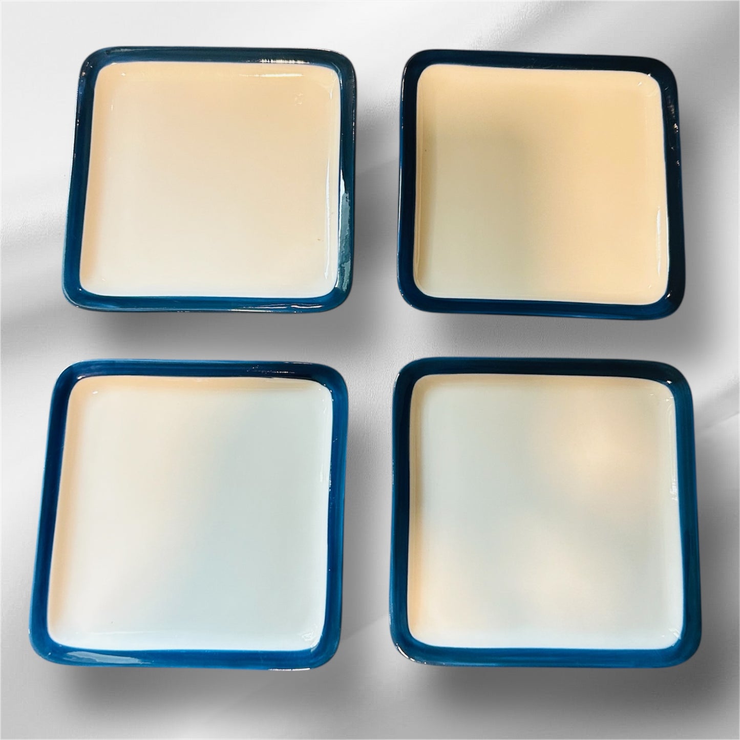 Omada Green or Blue Premium Square Set of 4