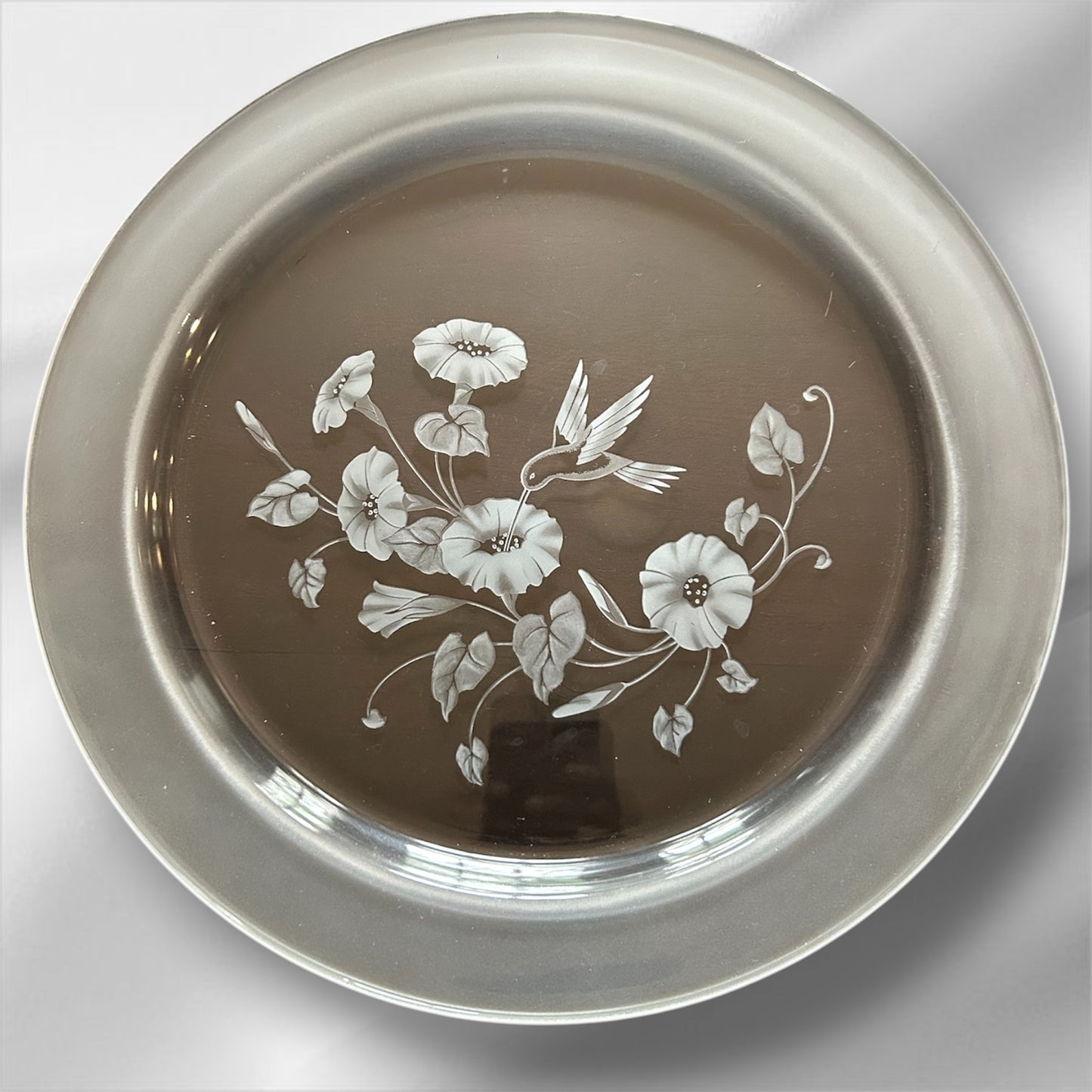 Vintage Avon Hummingbird Collection Platter.