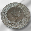 holiday glass serving platter