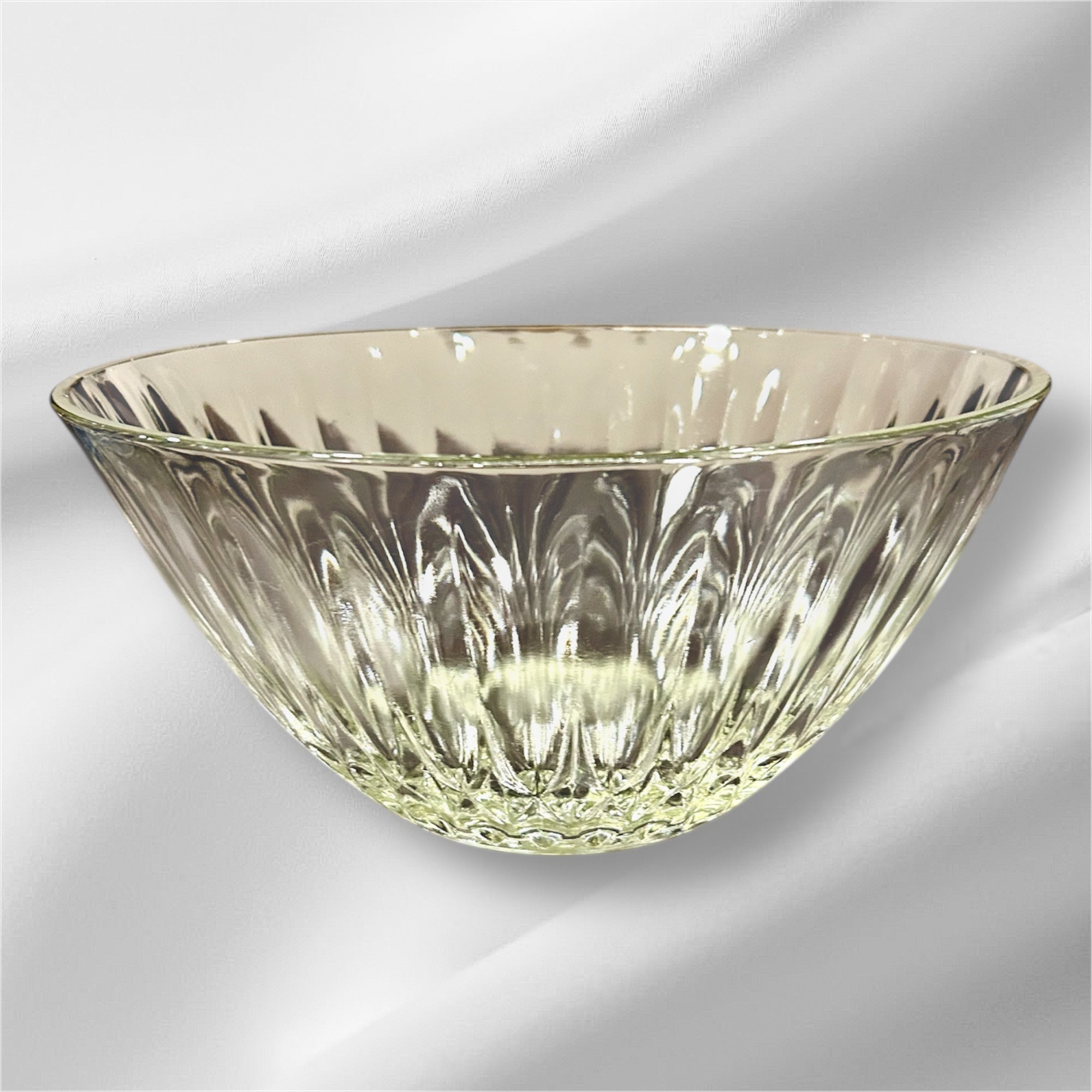 Glass Punch Bowl set of 12