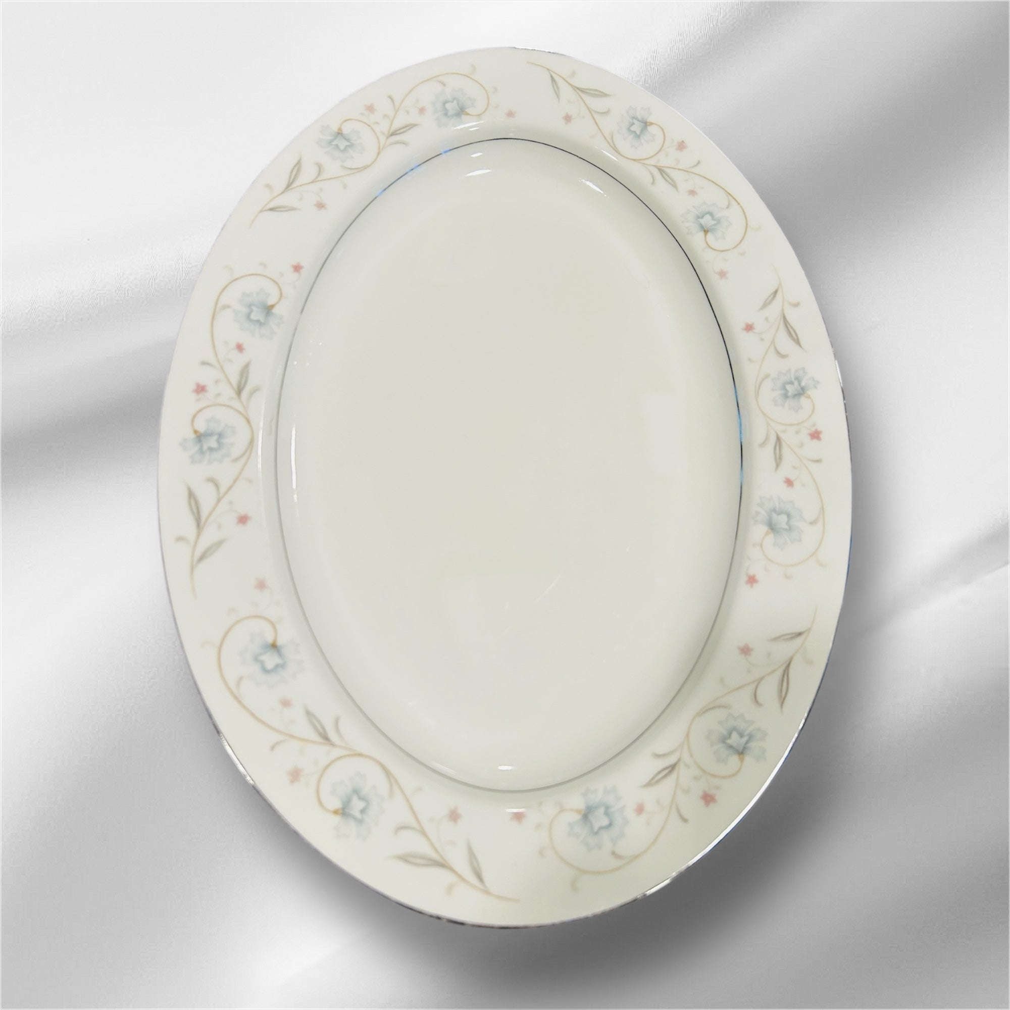Japan English Garden oval serving platter.