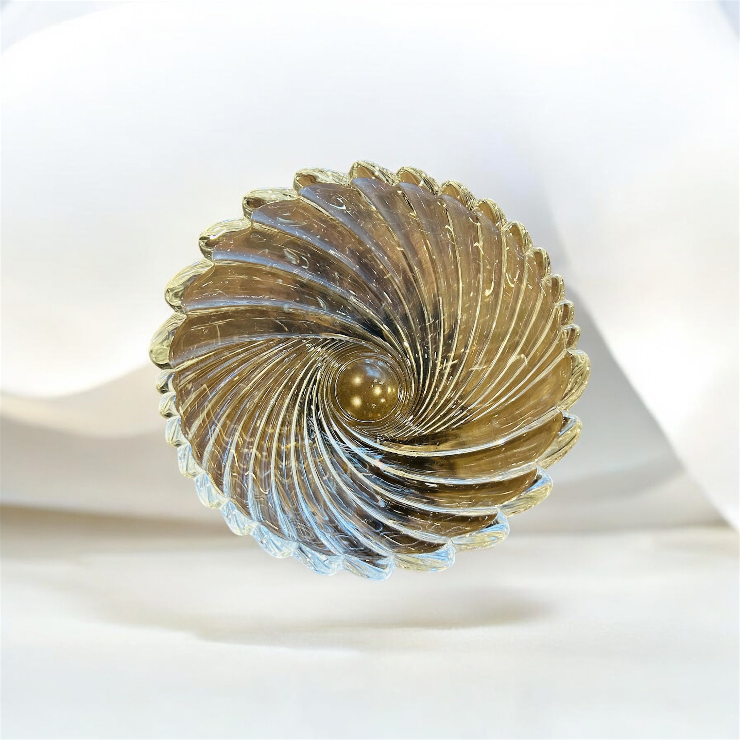 Serpentine Mikasa Crystal Bowl