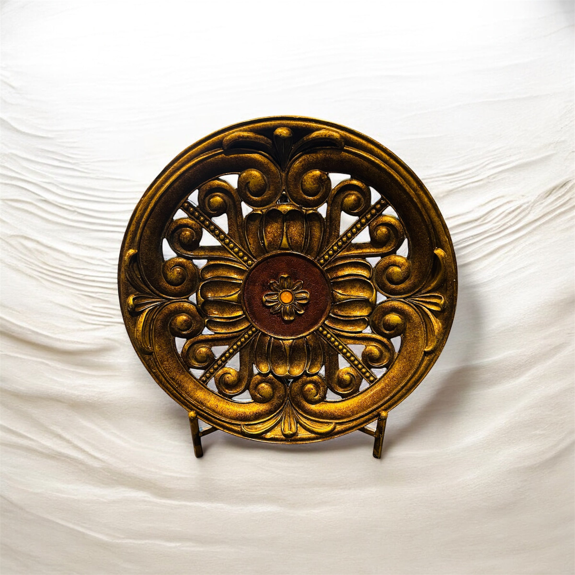 Large Sun Dial Decor Plate
