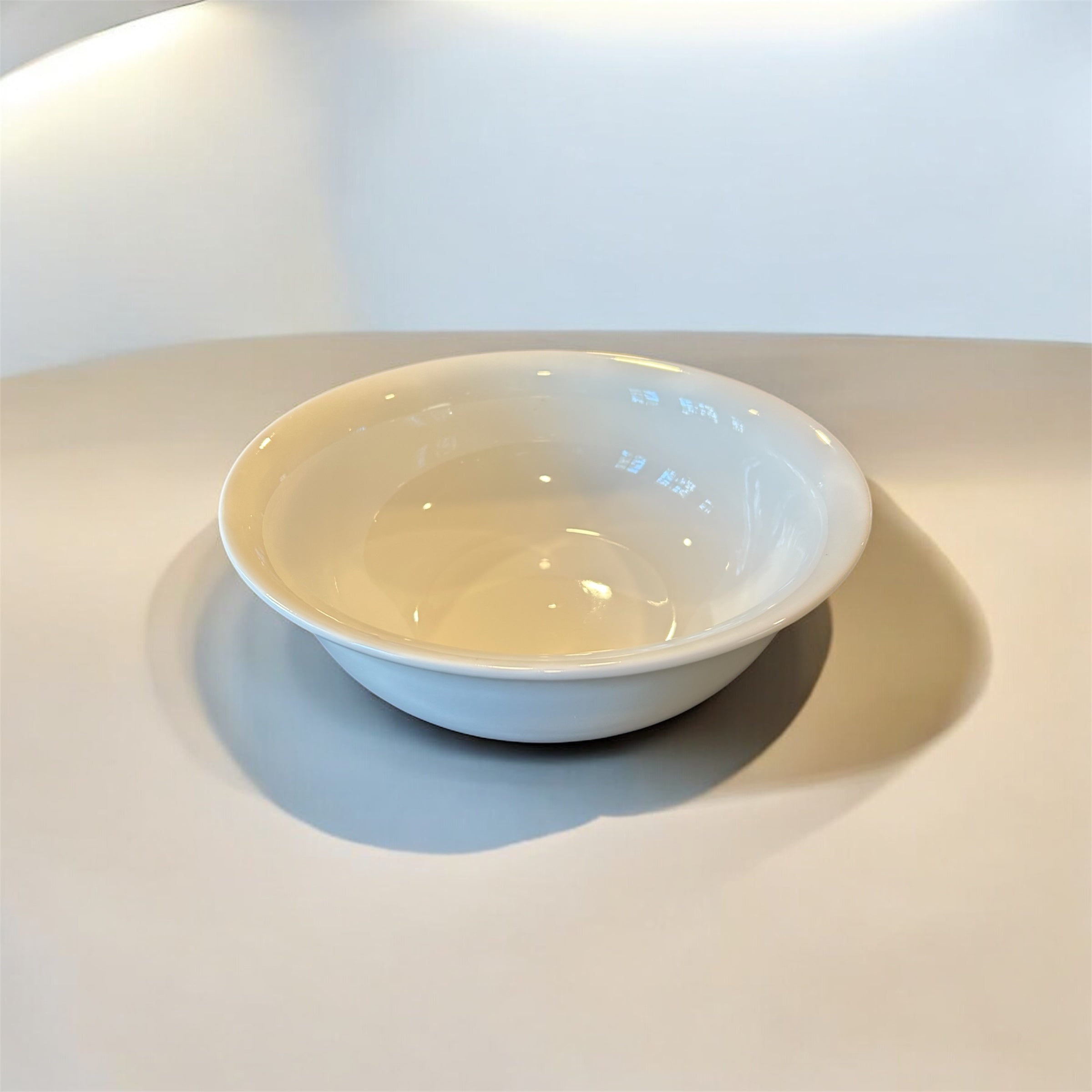 White Glazed Shallow Dish by George Jones & Son.