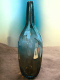 Medium Blue Glass Vase