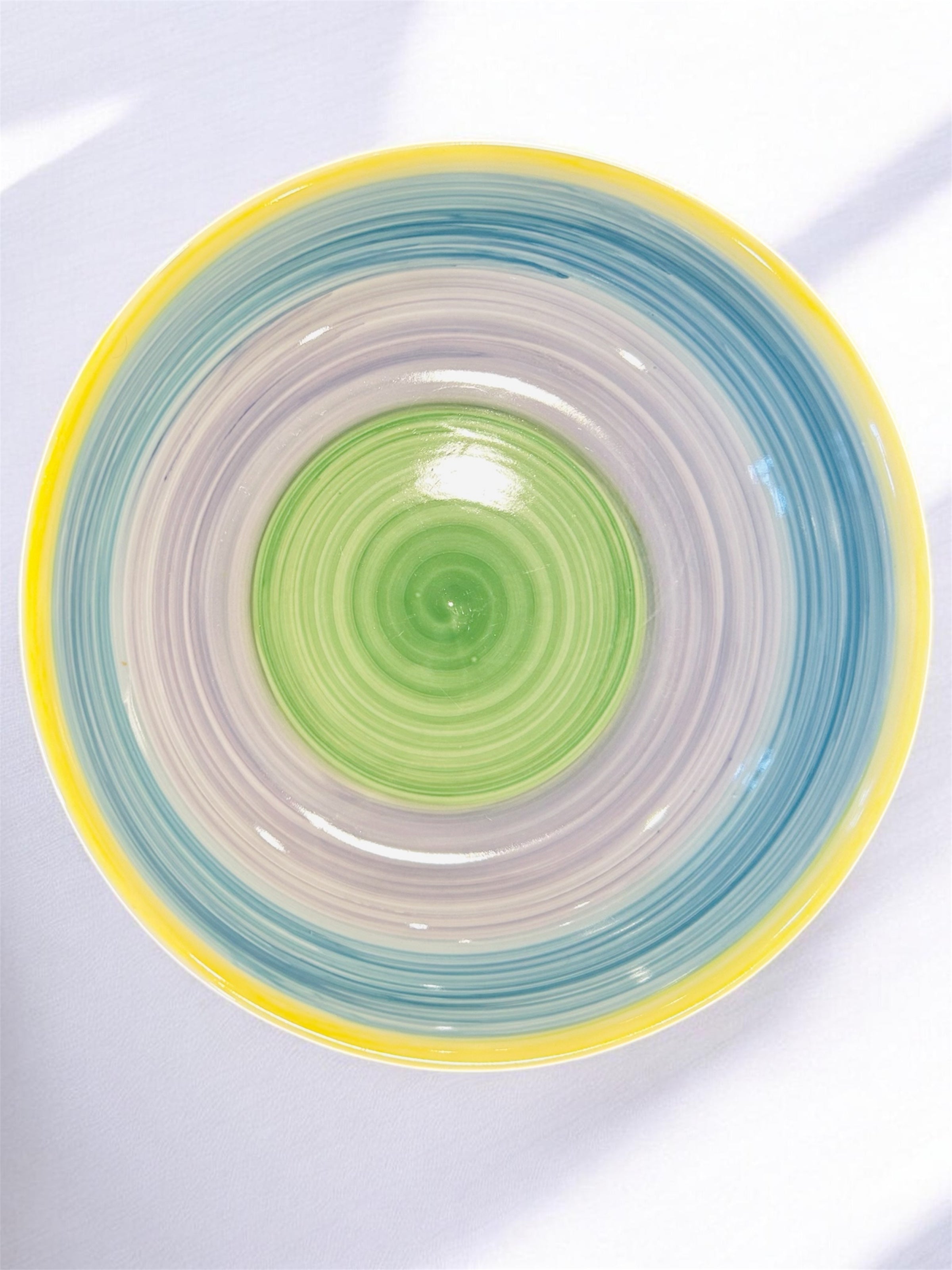 VarEesha Ananda Hand-painted Bowl 11" Diameter