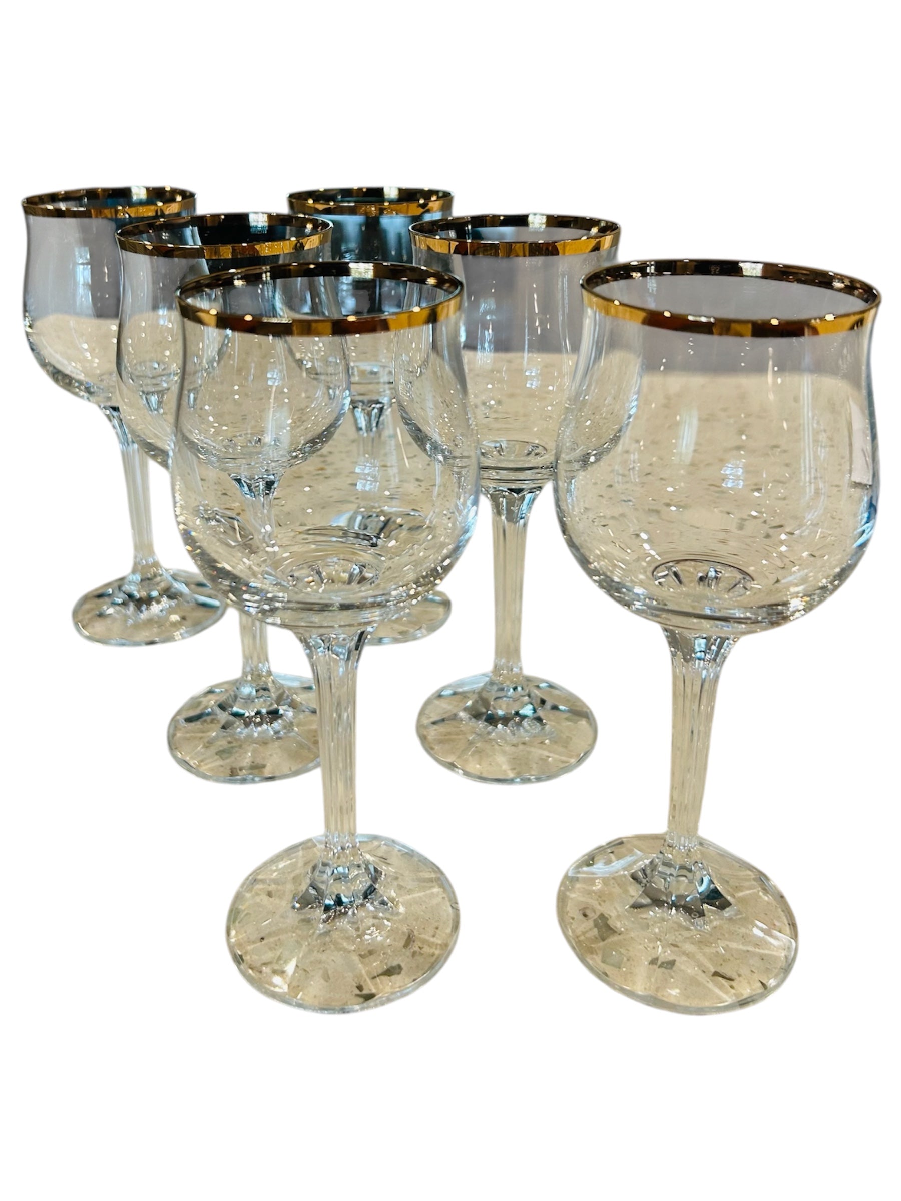 Bohemia Crystal Geneve wine glasses Set of 6