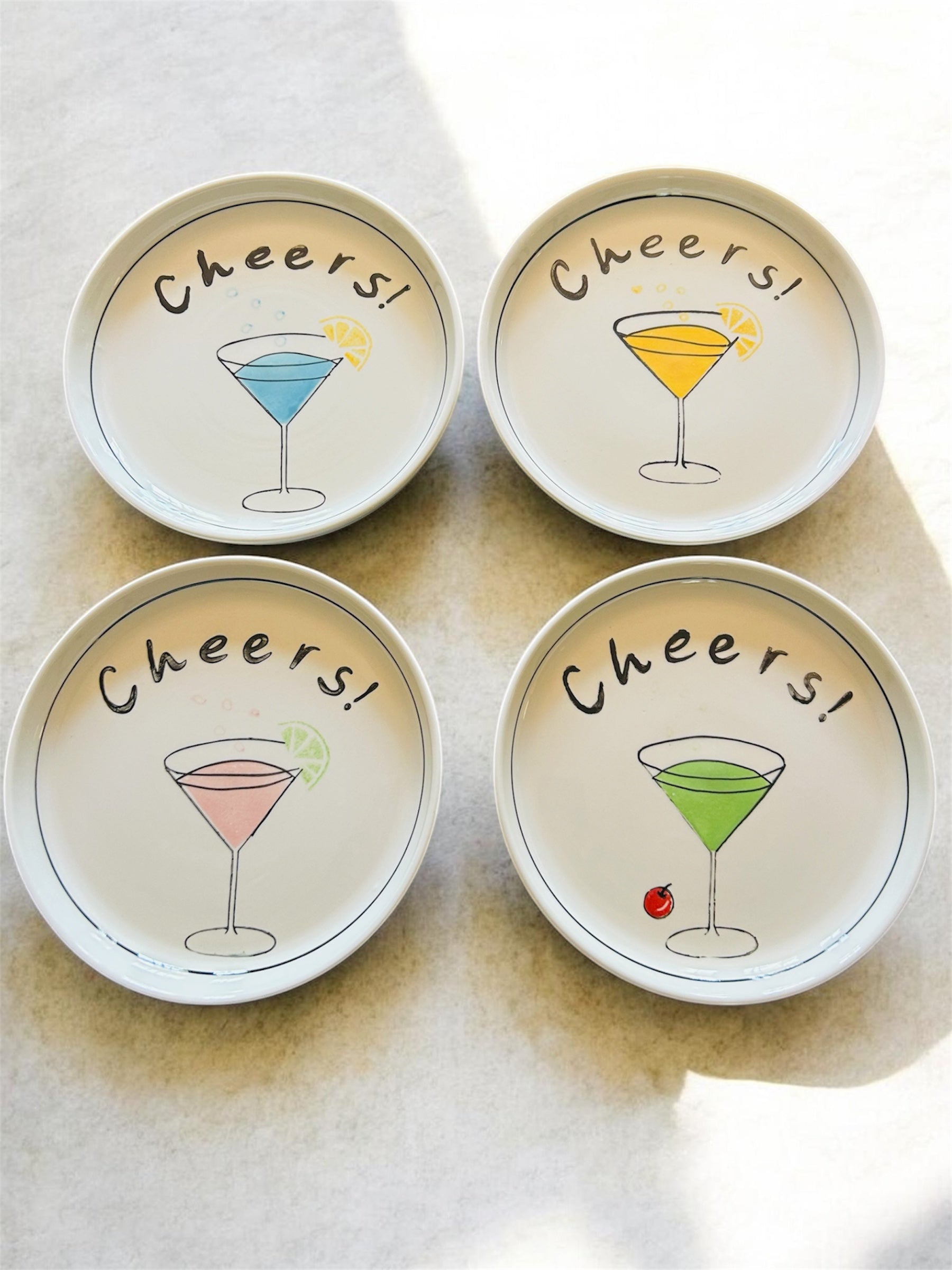 Cheers! Deep Plates Set of 4