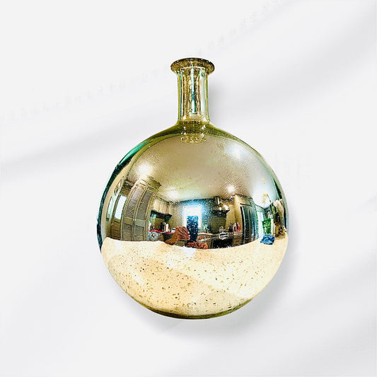 Silver Circle Vase