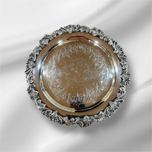 Silverplate Lg Tray Wilcox International Collection