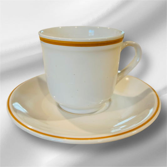 Coffee cups with saucers set of 6