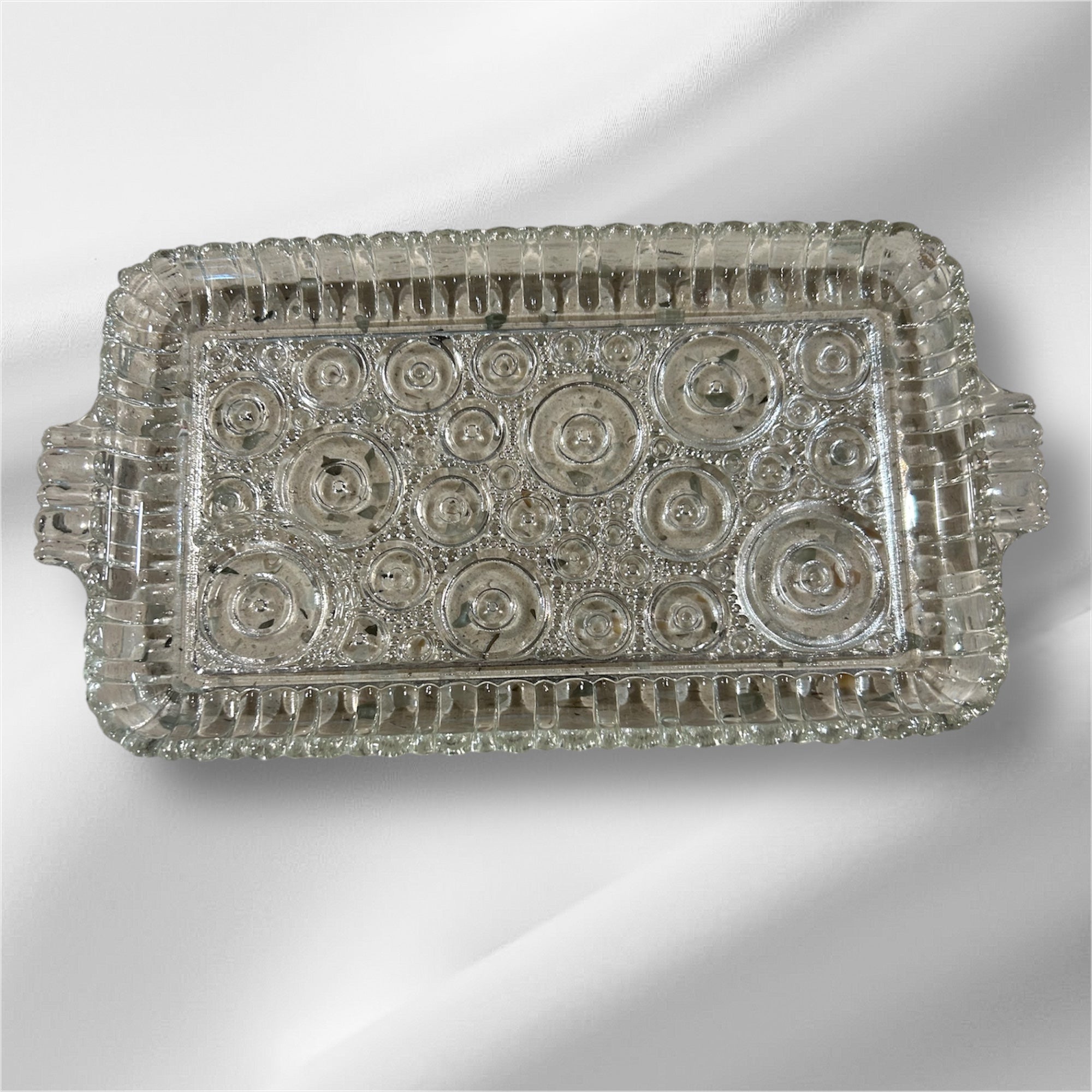 1950 Anchor Hocking Appetizer Tray Set of 7 (cups included)