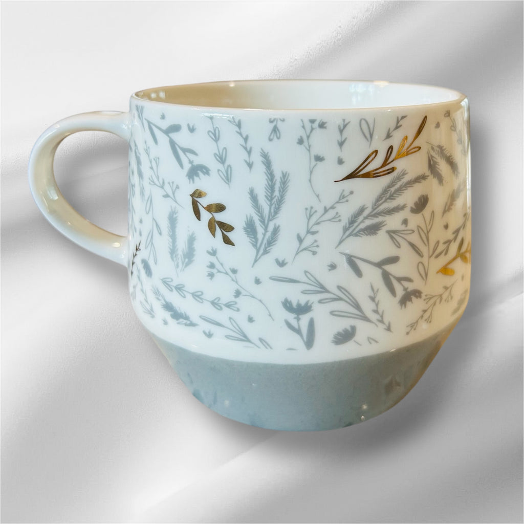 Coffee/Tea Mugs Bone China Elegant By Thirsty stone Set of 4