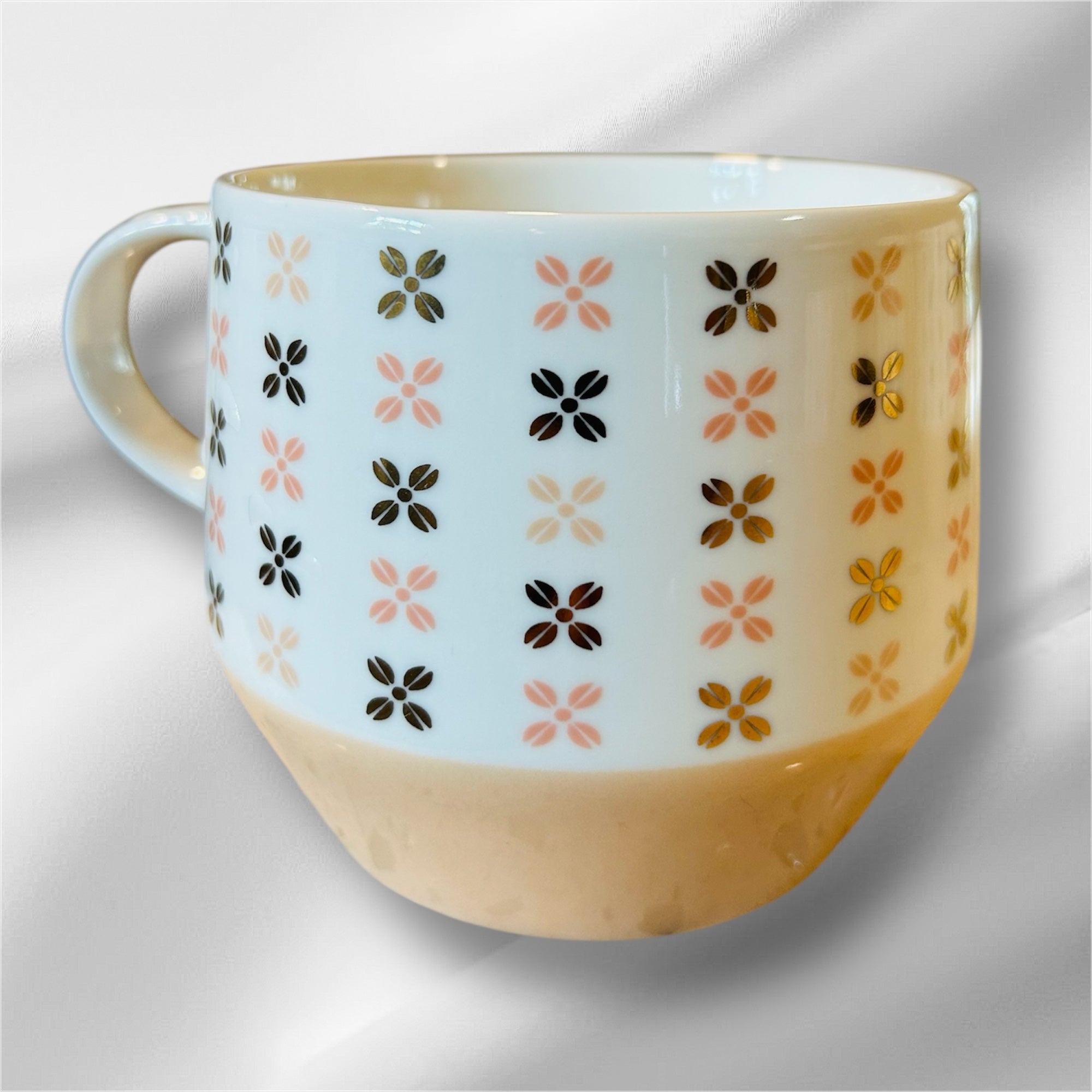 Coffee/Tea Mugs Bone China Elegant By Thirsty stone Set of 4