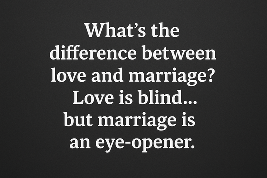 Difference between love and marriage