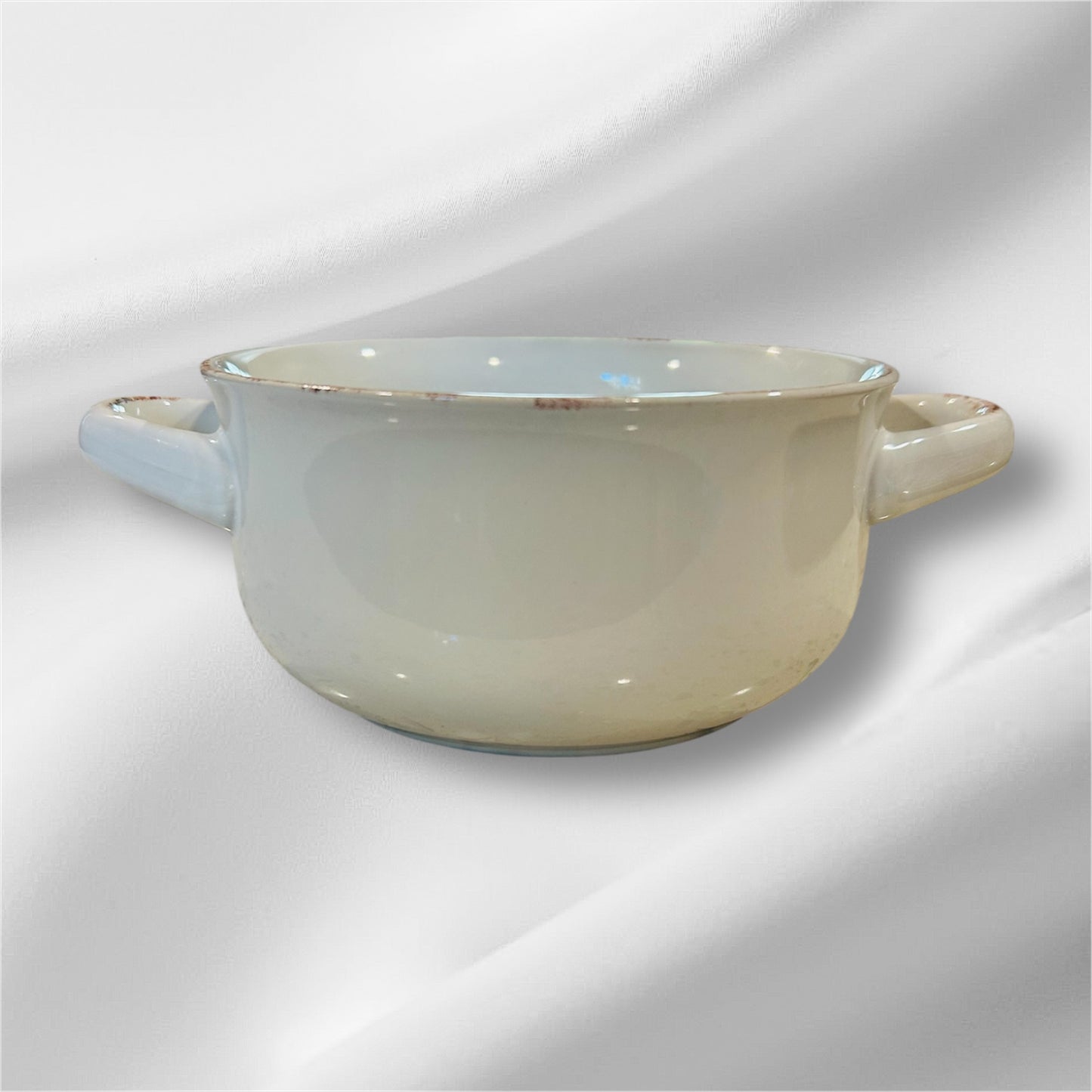 White Serving Bowls Set of 2