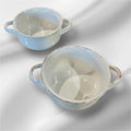 White Serving Bowls Set of 2