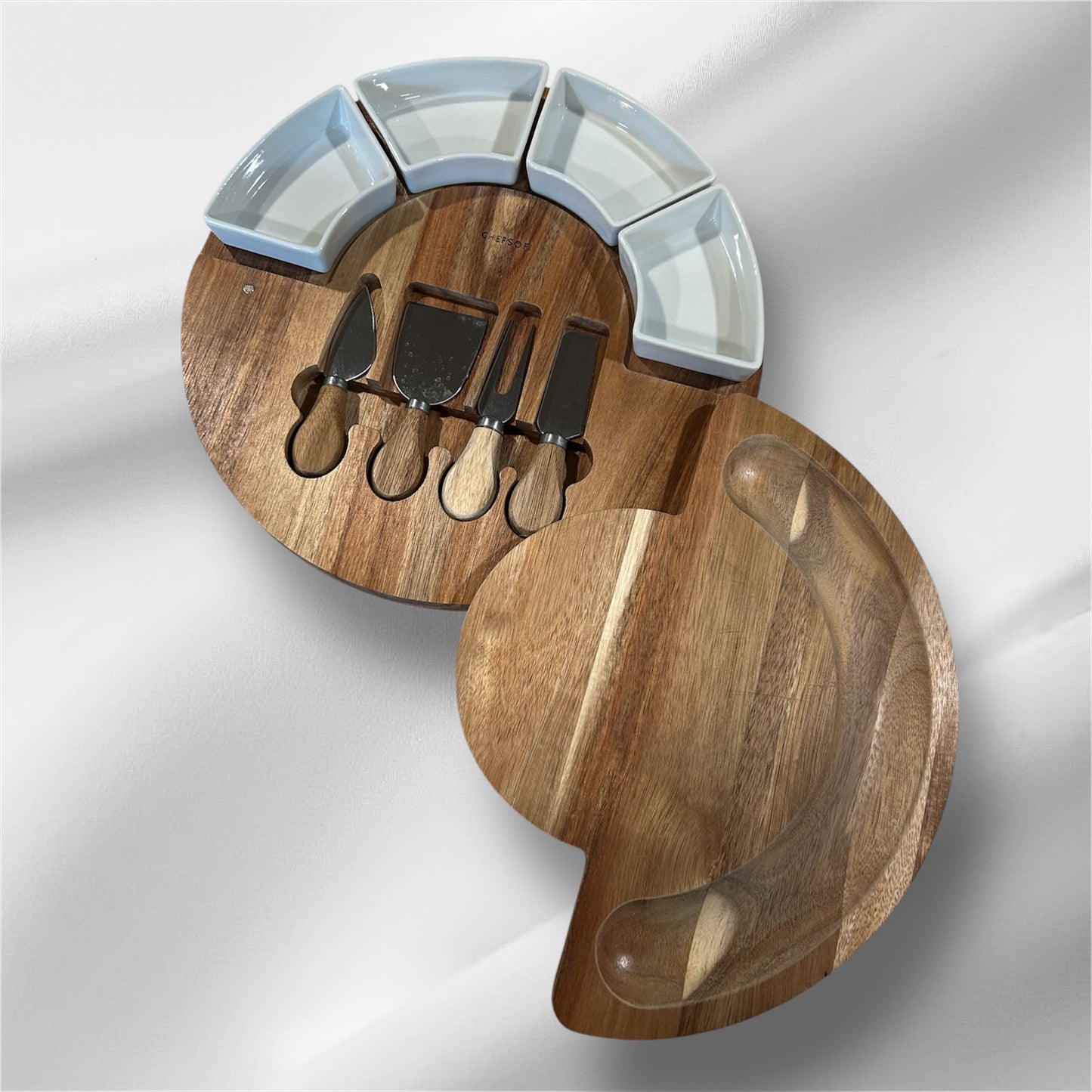 Slide Cheese and Snack Board 9 Pieces