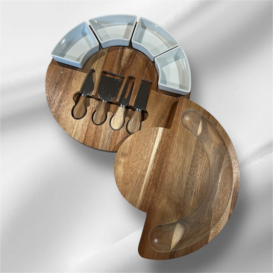 Slide Cheese and Snack Board 9 Pieces